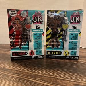 LOL Surprise J.K. QUEEN BEE & MC SWAG Mini Fashion Dolls 15 Surprises Series 1